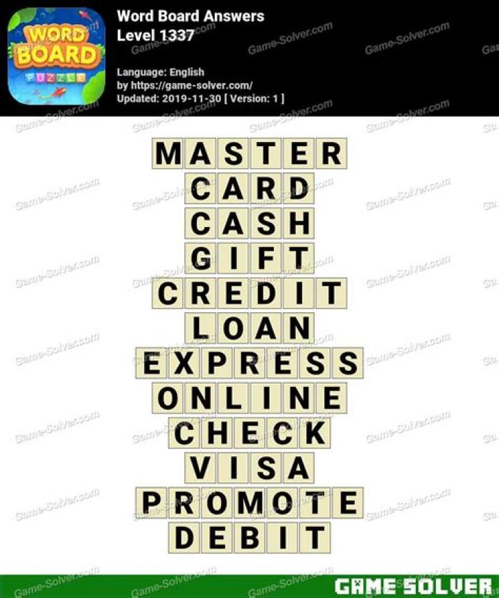 Word Stacks Level 1337 Answers Word Stacks Level 1337 Answers