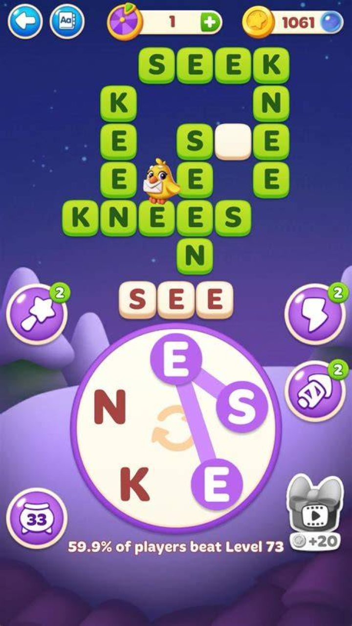 Word Stacks Level 73 Answers