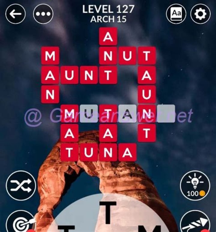 Wordscapes level 127