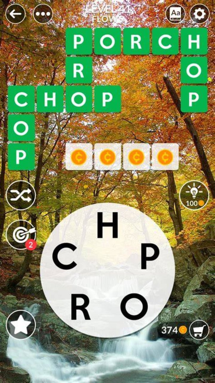 Wordscapes level 41
