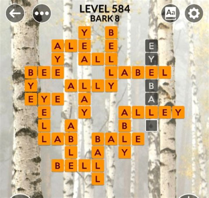 Wordscapes level 584