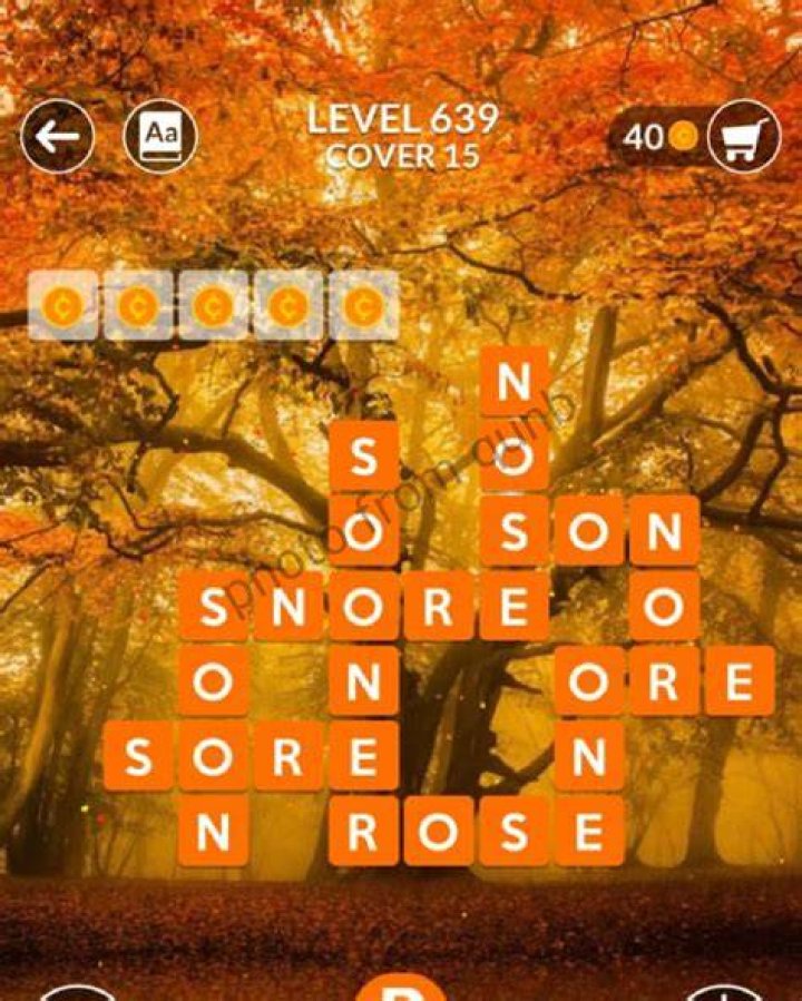 Wordscapes level 639