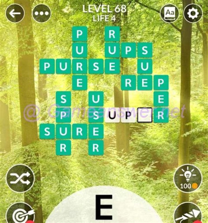 Wordscapes level 68