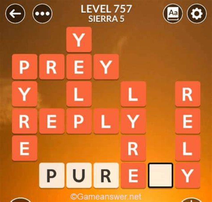 Wordscapes level 757