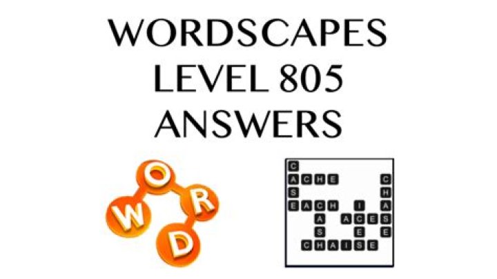 Wordscapes level 805
