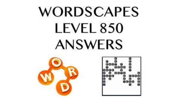 Wordscapes level 850