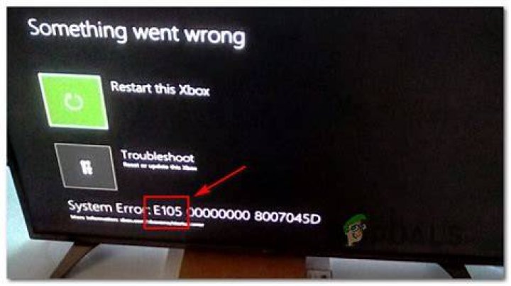 Xbox E105 System Error Fix